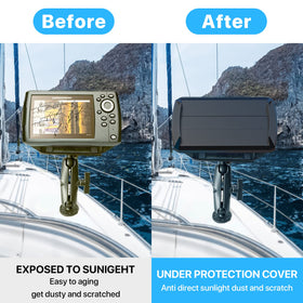 Dbround Helix5 Cover in outdoor dusty setting demonstrating dust-proof protection