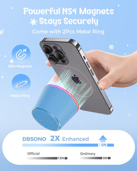 dbsono Bluetooth 5.3 auto-reconnect ensures stable playback.