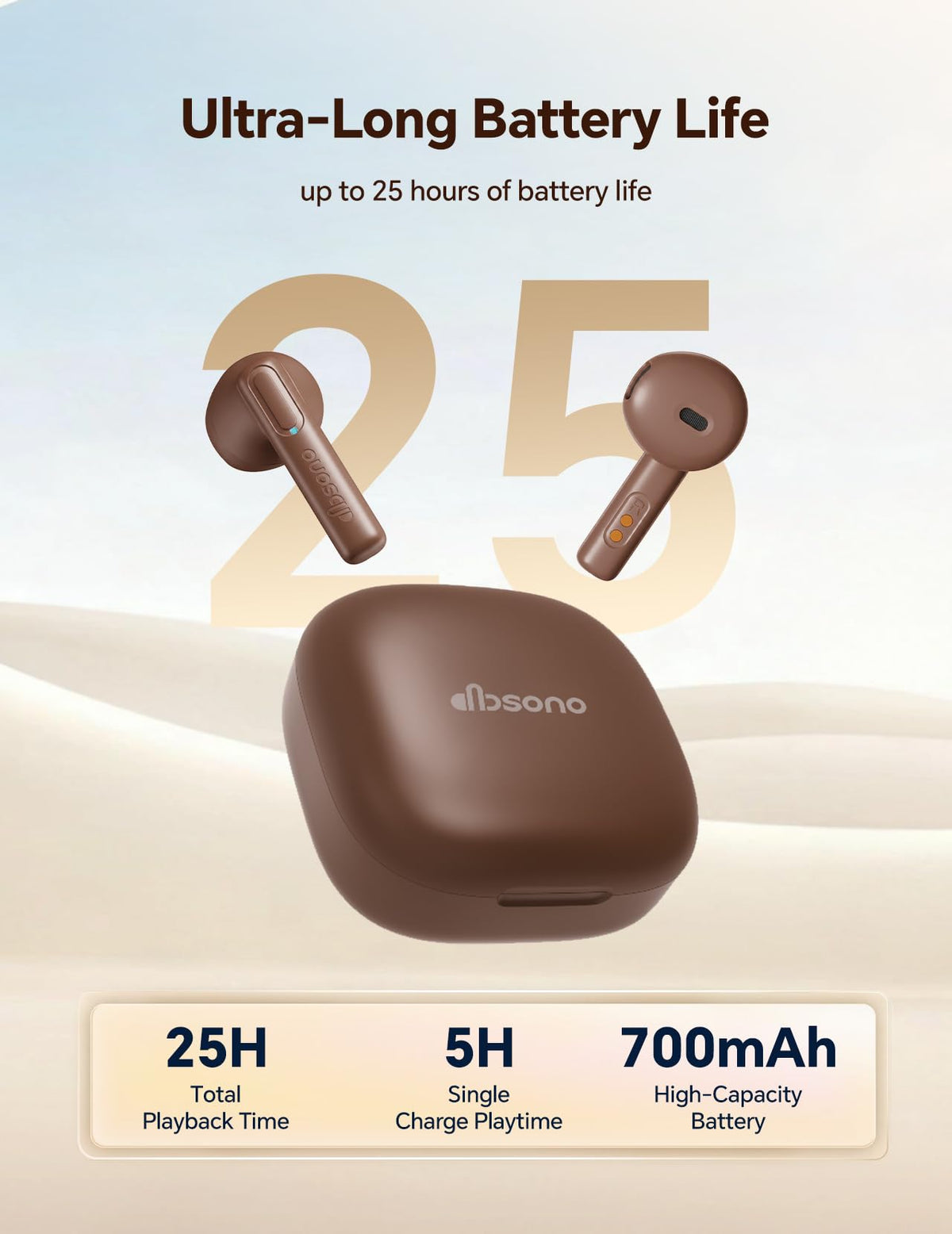 dbsono Bluetooth 5.3 instant pairing for quick setup on the go