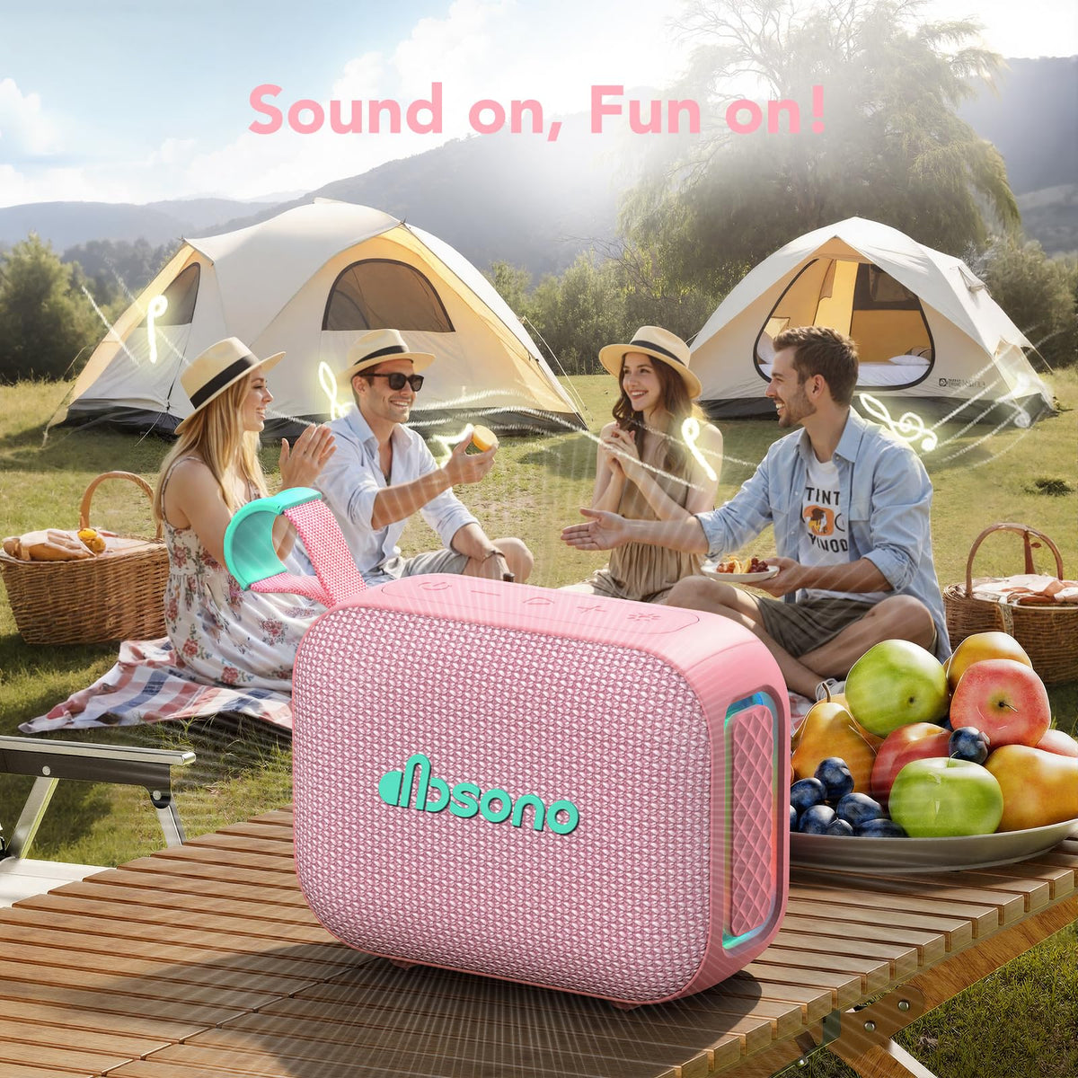 dbsono bluetooth-5-3 stable connection, quick pairing for reliable playback