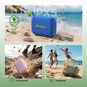 dbsono compact portable design fits in backpacks and bags.