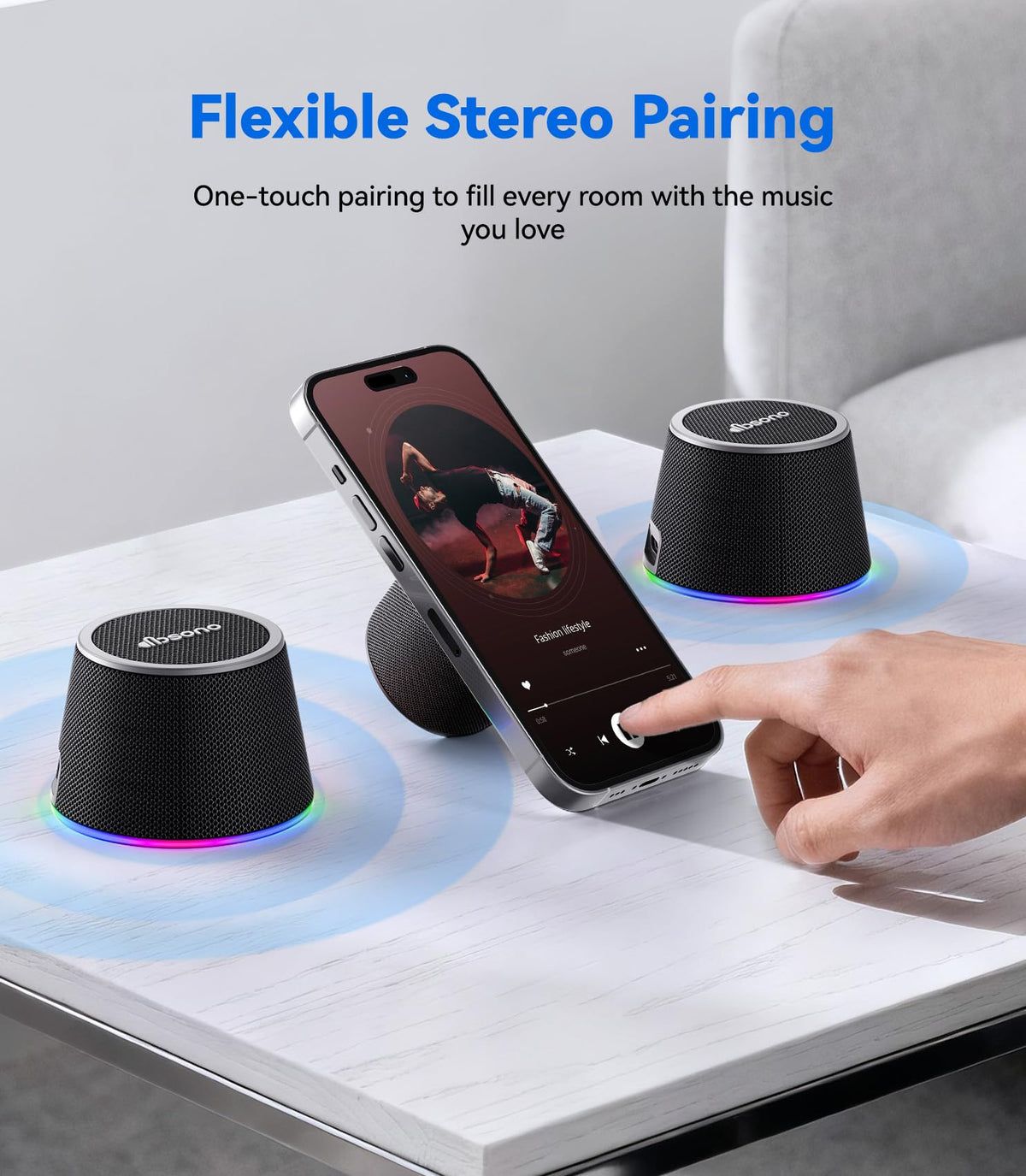 dbsono compact dorm desk companion on a desk