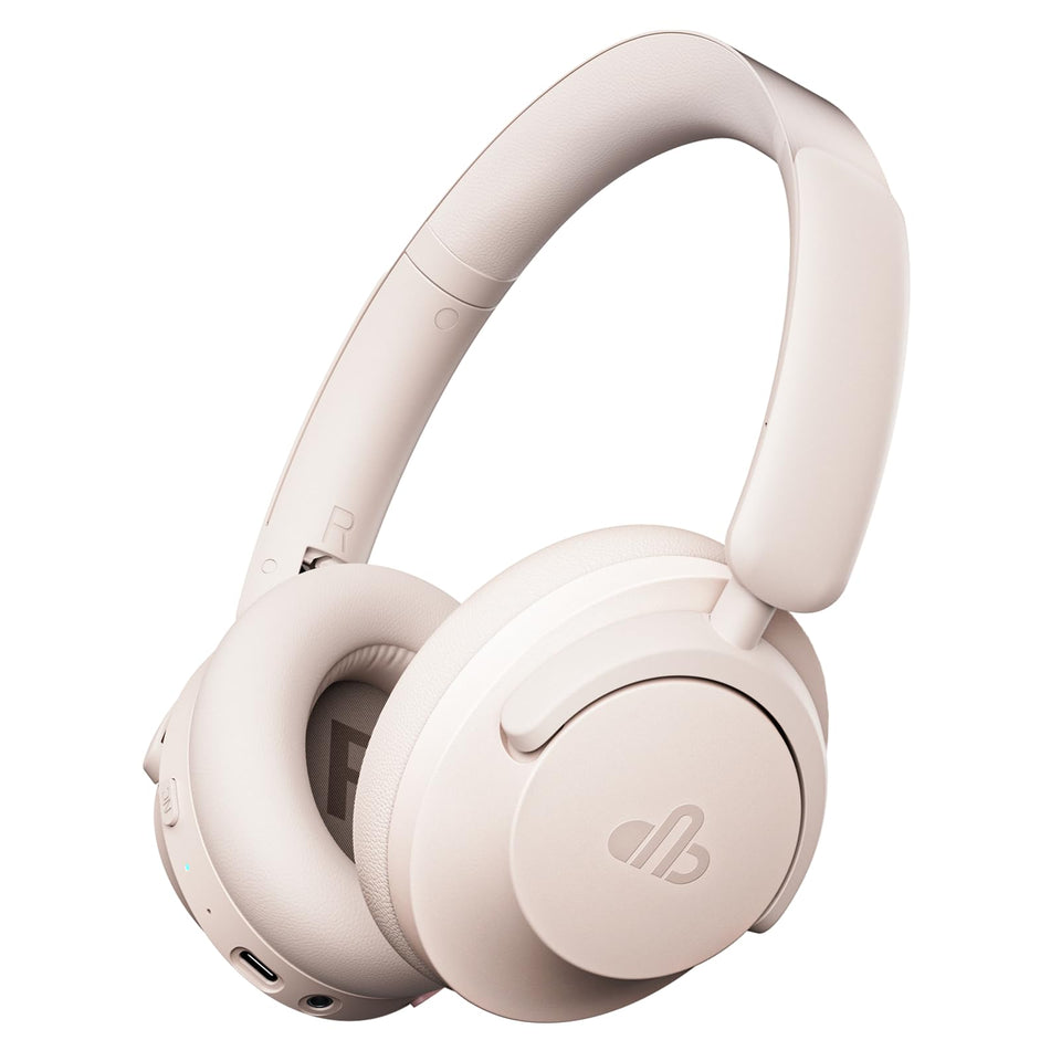 dbsono front view beige headphones showing sleek design and comfort