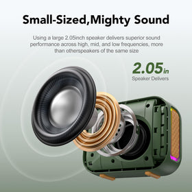 dbsono IPX5 waterproof design for reliable outdoor listening.