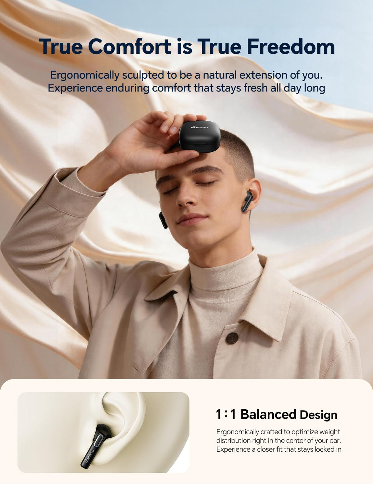 dbsono pocket-sized commuter earbuds fit slim pockets for on the go listening