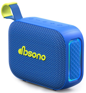 dbsono portable bluetooth speaker blue with clear sound for travel and outdoor listening