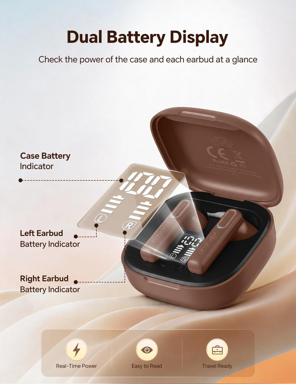 dbsono semi-in-ear ergonomic fit promotes breathability and comfort