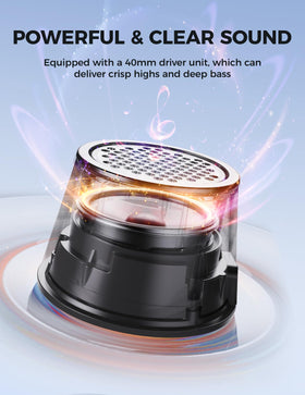 dbsono speaker sticks to metal surfaces and doubles as a phone holder.
