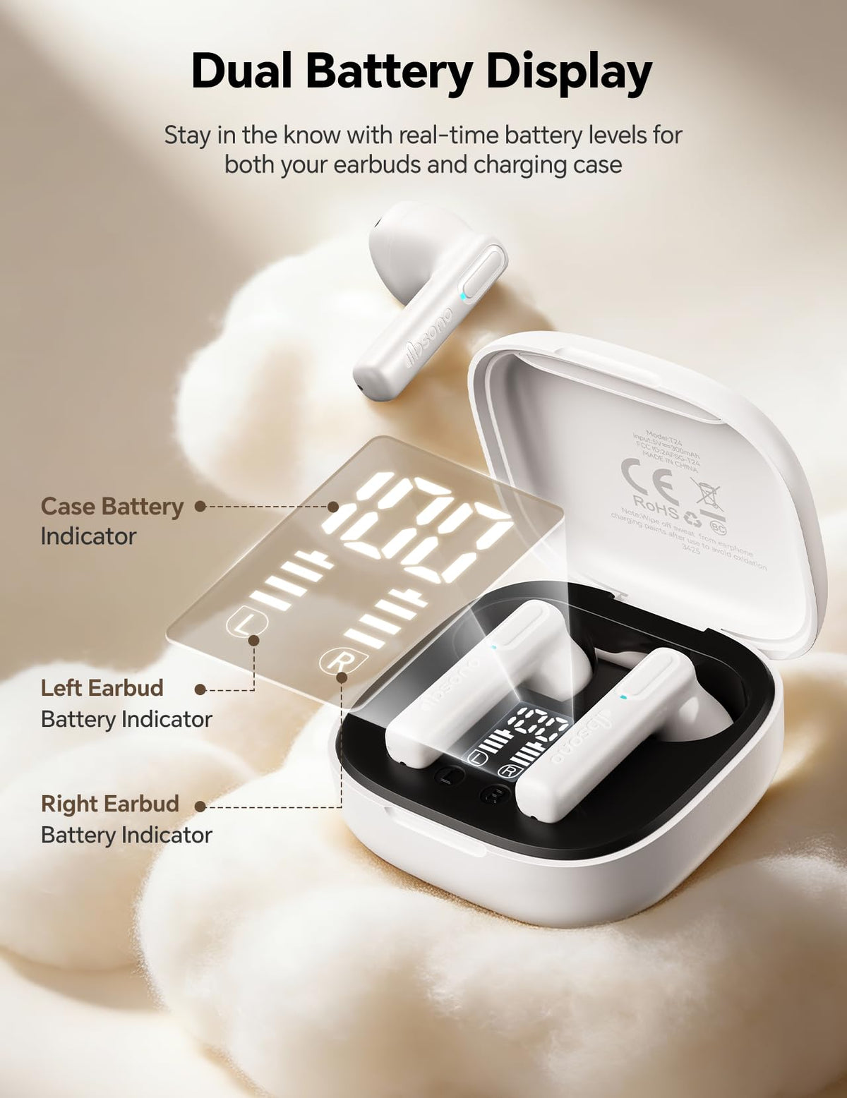 dbsono Soundpods semi-in-ear design with breathable feel