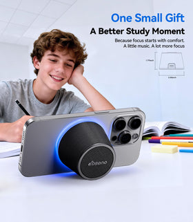 dbsono speaker attached to metal surface for hands-free use