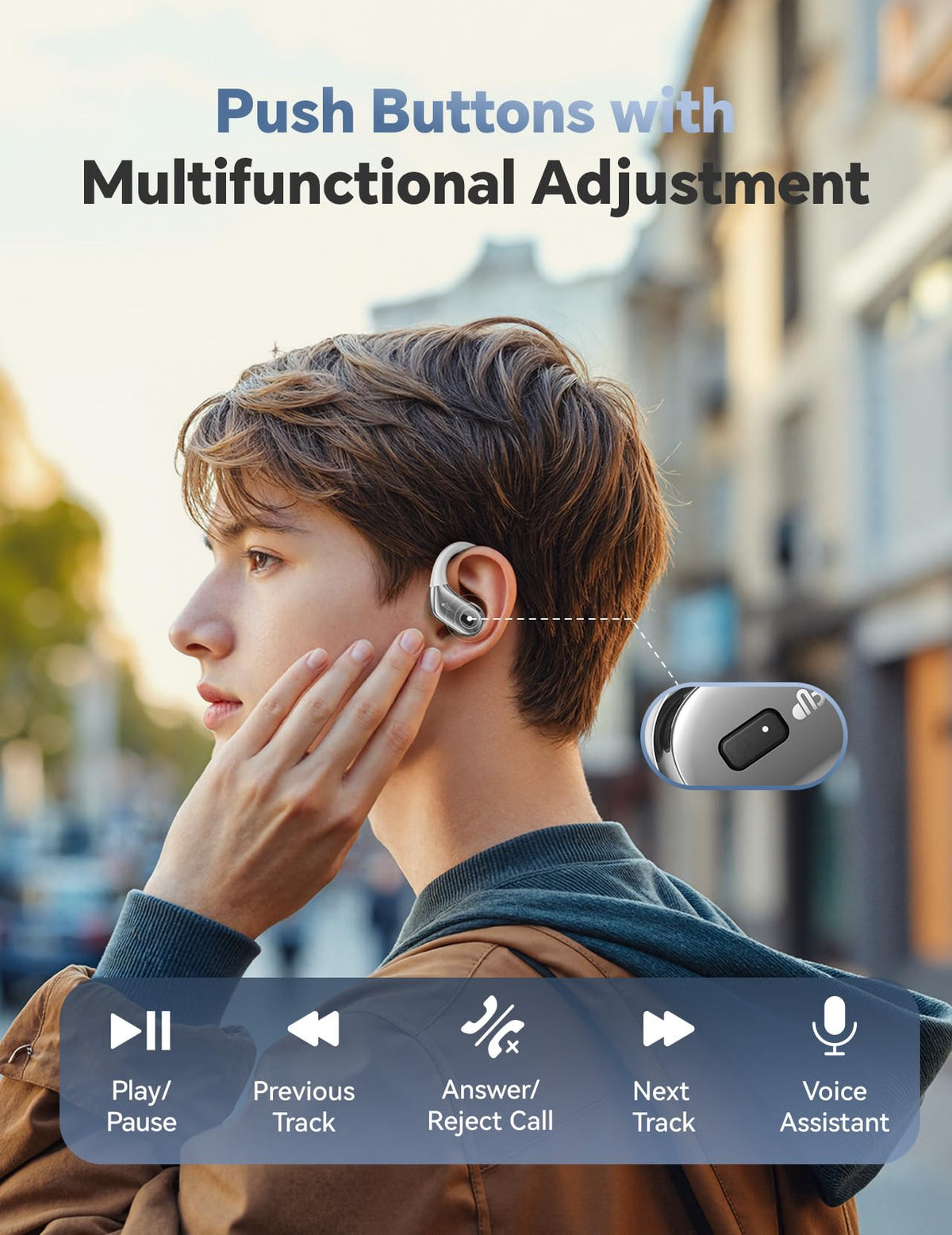 dbsono T804 sport-ready earbuds suitable for gym and outdoor runs.