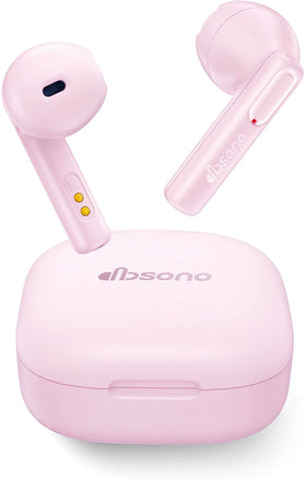 dbsono true wireless earbuds with a compact case for seamless commutes and storage.