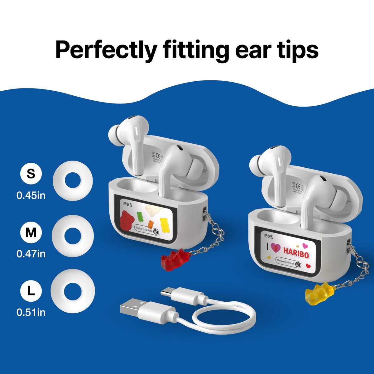 DCHK Haribo IPX4 rating shown for splash protection during workouts