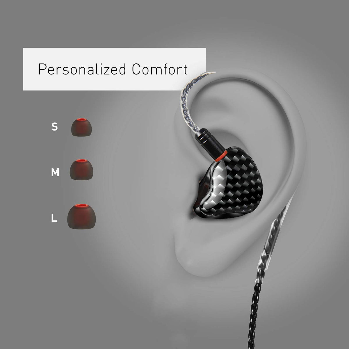 DCMEKA A09 dual drivers deliver precise, detailed audio.