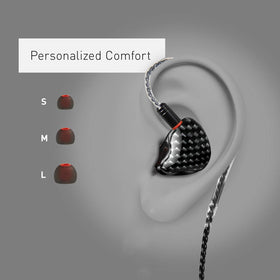 DCMEKA A09 dual drivers deliver precise, detailed audio.