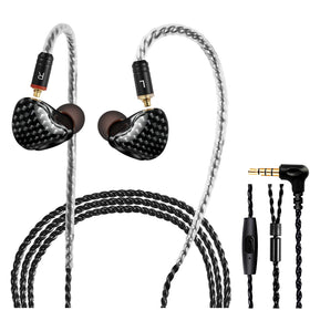 DCMEKA A09 front view shows carbon fiber shells and premium finish for pro looks