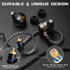 DCMEKA MMCX connector detached illustrating modularity and easy replacement