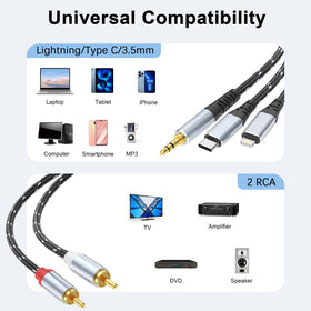 Close-up of gold-plated connectors for premium signal transfer and durability