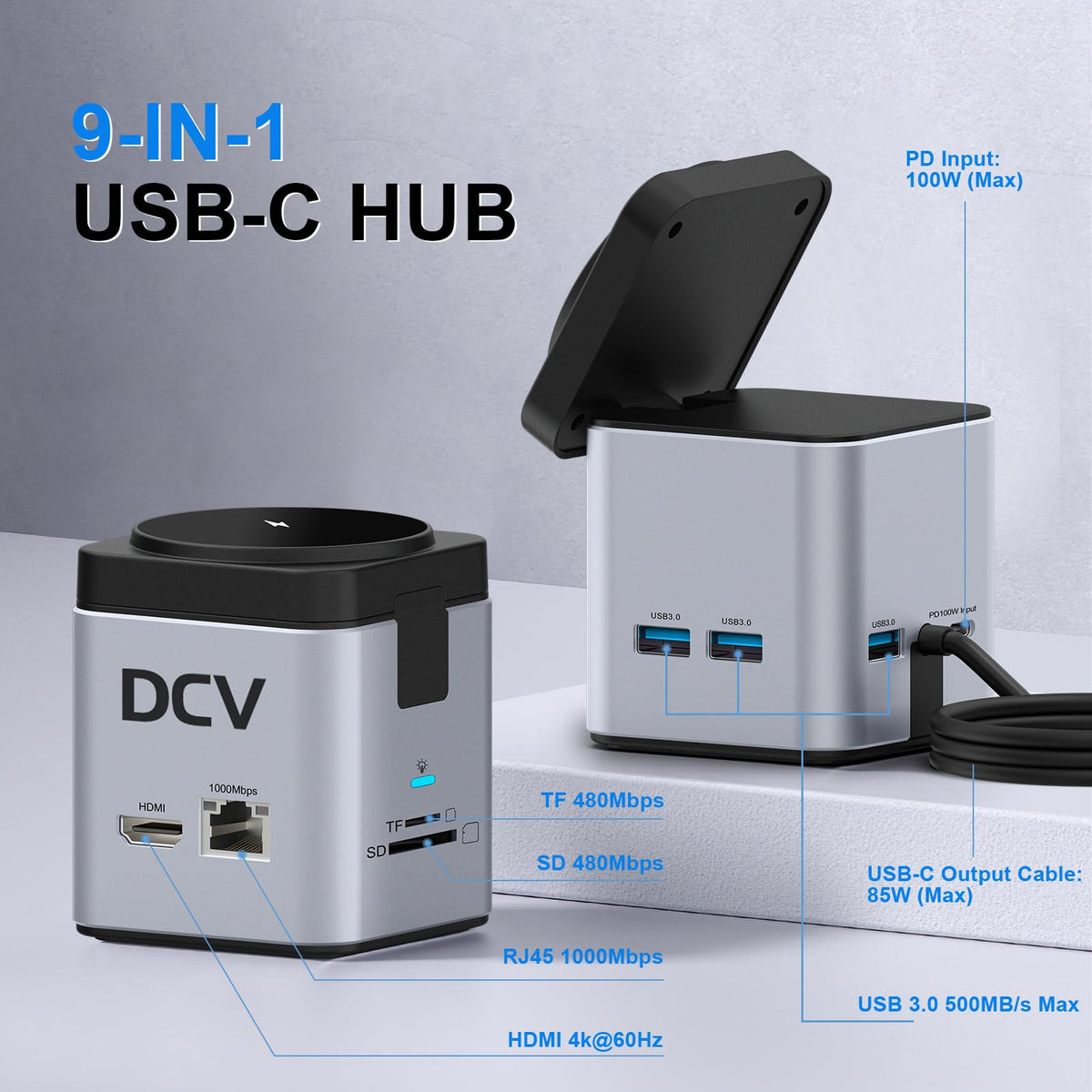 DCV MagSafe Stand keeps devices neatly charged at the desk