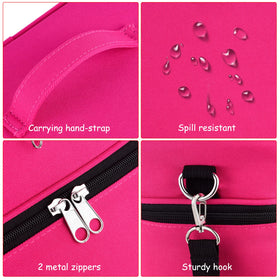 DDgro Tonies storage bag large rosy shoulder strap and top handle