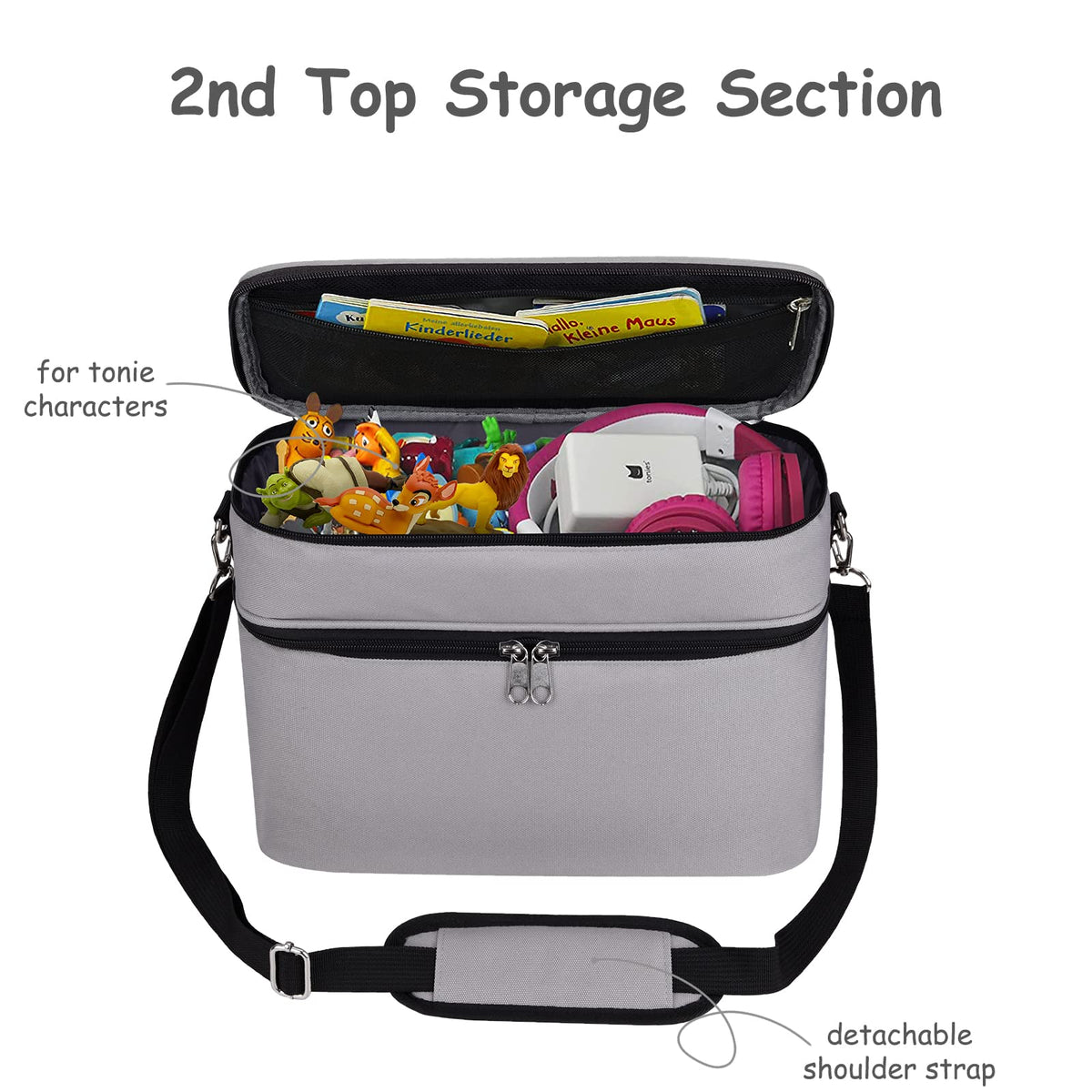 DDgro Toniesbox 2 storage case durable polyester material for long lasting use