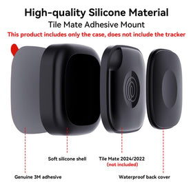 DDJ IP68 waterproof silicone Tile Mate case protects against water and dust during travel