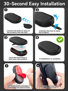 DDJ SmartTag 2 on a backpack in outdoor setting showing rugged readiness
