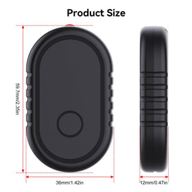 DDJ SmartTag 2 stuck on suitcase exterior showing travel-ready secure placement