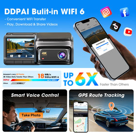 DDPAI Z60 night vision with AI ISP delivers clearer low-light footage