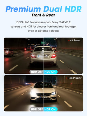 DDPAI Z60 Pro 4G LTE enables remote monitoring via the app.