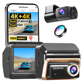 DDPAI Z90 Master front 4K camera captures high detail daytime footage