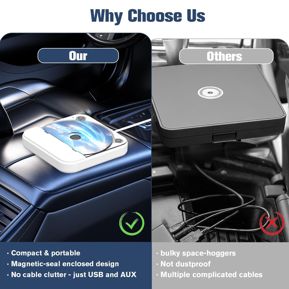 DDup remote control offers convenient dash-free operation during drives.