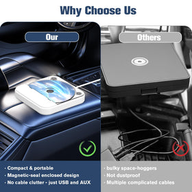 DDup remote control offers convenient dash-free operation during drives.