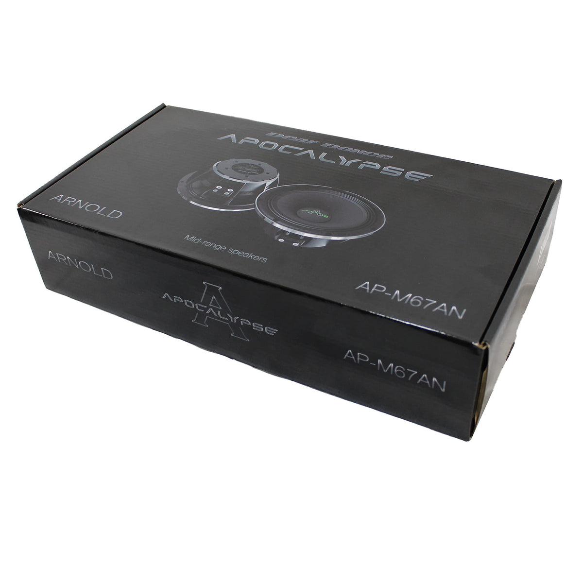 Front view of Deaf Bonce AP-M67AN midrange speaker.