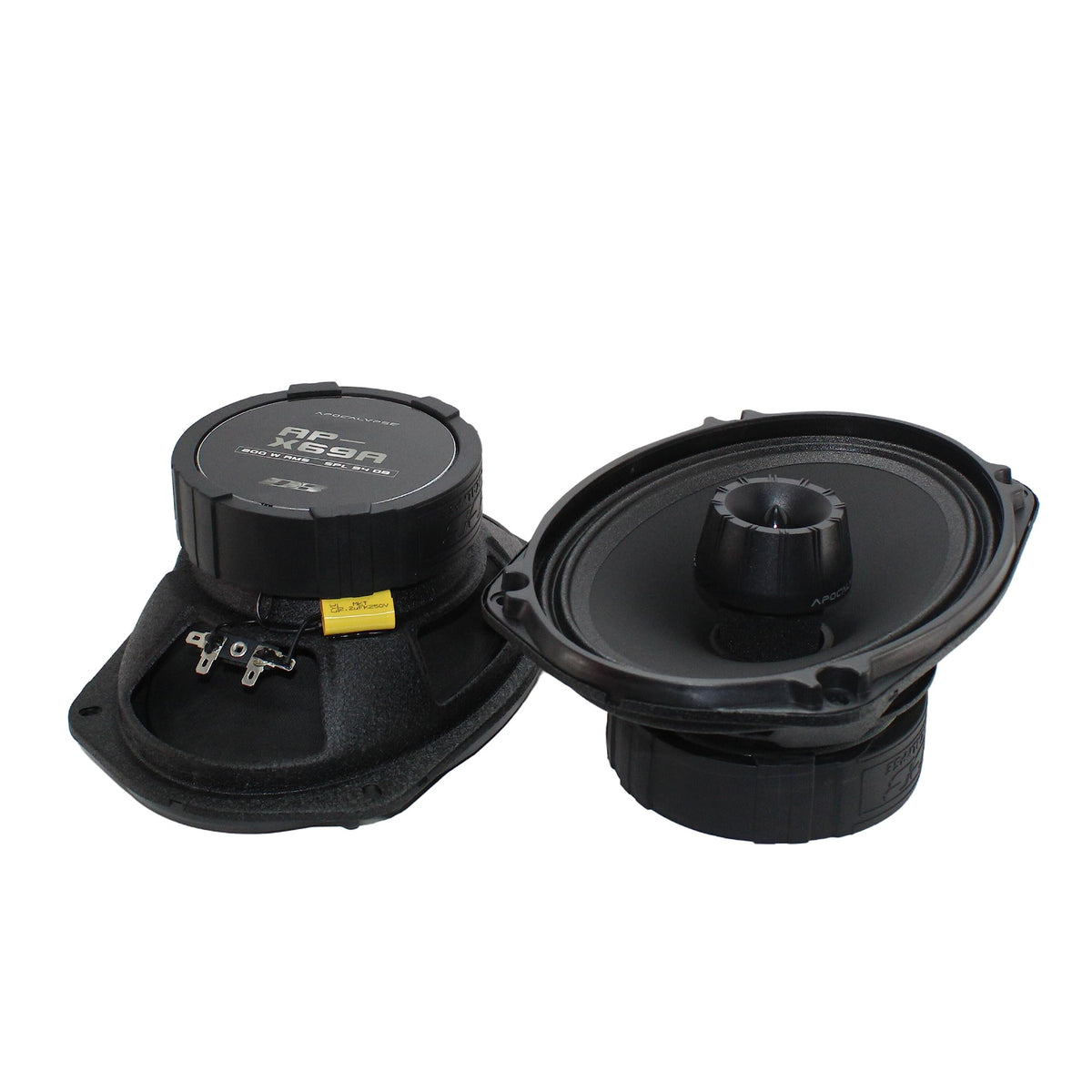 Deaf Bonce Apocalypse AP-X69A 6x9 coaxial speaker close-up for powerful car audio performance