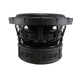 Deaf Bonce Apocalypse 8in subwoofer ferrite magnet close-up highlights sturdy sound reproduction