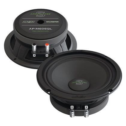 Deaf Bonce AP-M60SQL 6.5-inch midrange speaker focuses on crystal-clear midrange for car listening.