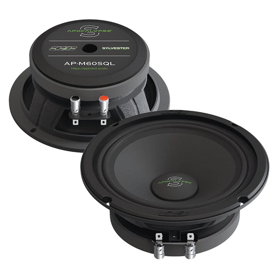 Deaf Bonce AP-M60SQL 6.5-inch midrange speaker focuses on crystal-clear midrange for car listening.