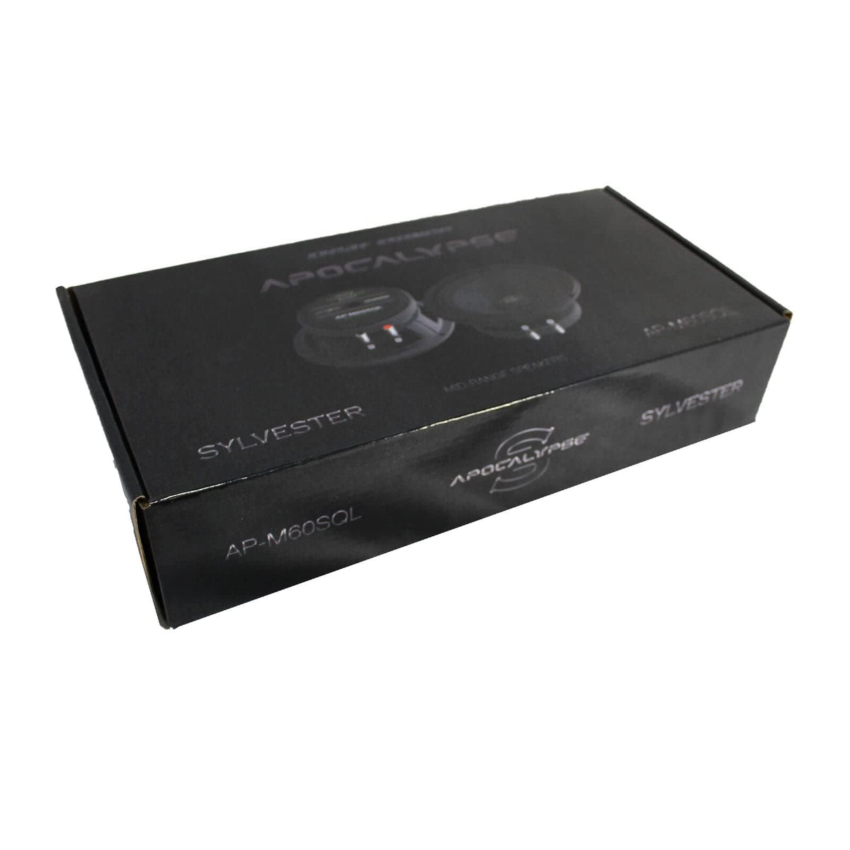 Deaf Bonce AP-M60SQL black finish blends with vehicle interior.