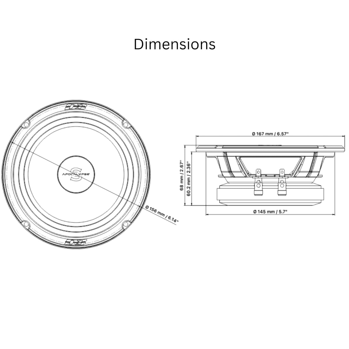Deaf Bonce AP-M60SQL slim 2.37-inch depth enables easier installation.