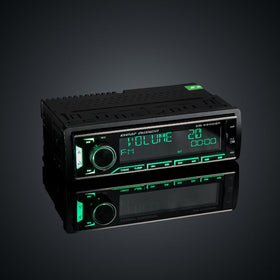 Deaf Bonce DB-530DSP built-in amplifier delivers clean power to speakers.