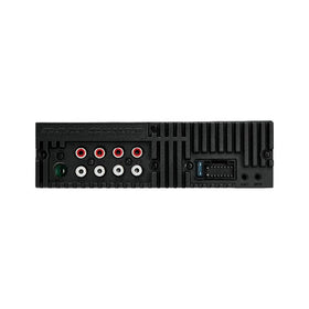 Deaf Bonce DB-530DSP front panel fits most 1-DIN dashboards for easy install.