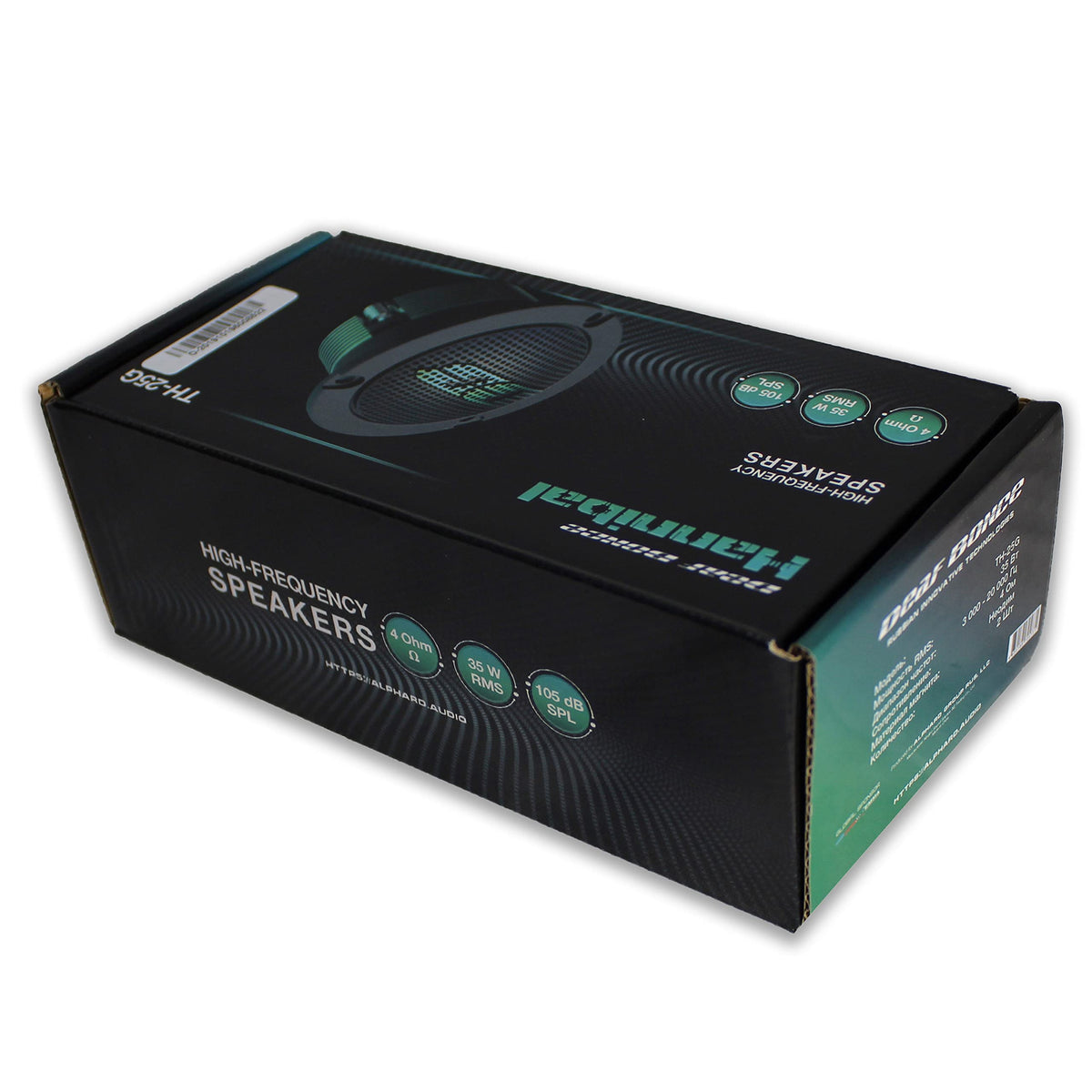 Deaf Bonce Hannibal tweeters neodymium-magnet detail enhances dynamic range.