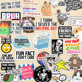 Debinolo 203 funny stickers on helmets personalize gear with durable print.