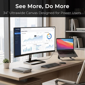 Deco Gear monitor 100Hz 1ms performance for smooth business visuals