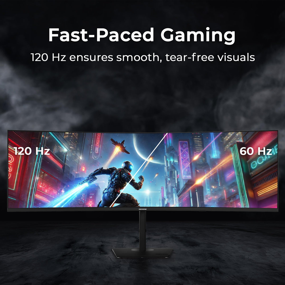 Deco Gear monitor delivers smooth 120Hz motion for fast content
