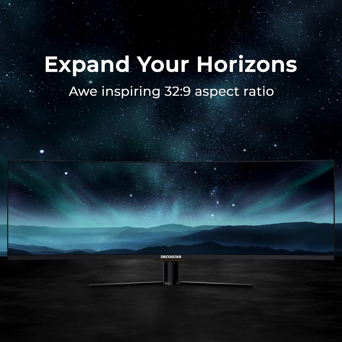 Deco Gear 144Hz refresh rate delivers smooth gameplay and responsive visuals for fast-paced titles.