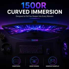 Deco Gear 27-inch monitor Adaptive-Sync enables smooth, tear-free gameplay