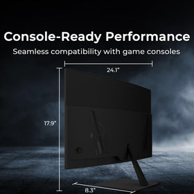 Deco Gear 27-inch monitor FPS/RTS modes optimize response for competitive play