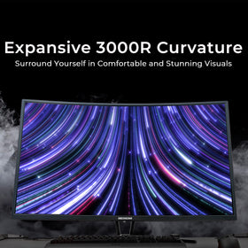 Deco Gear 39-inch curved monitor supports 165 Hz for smooth gaming motion.